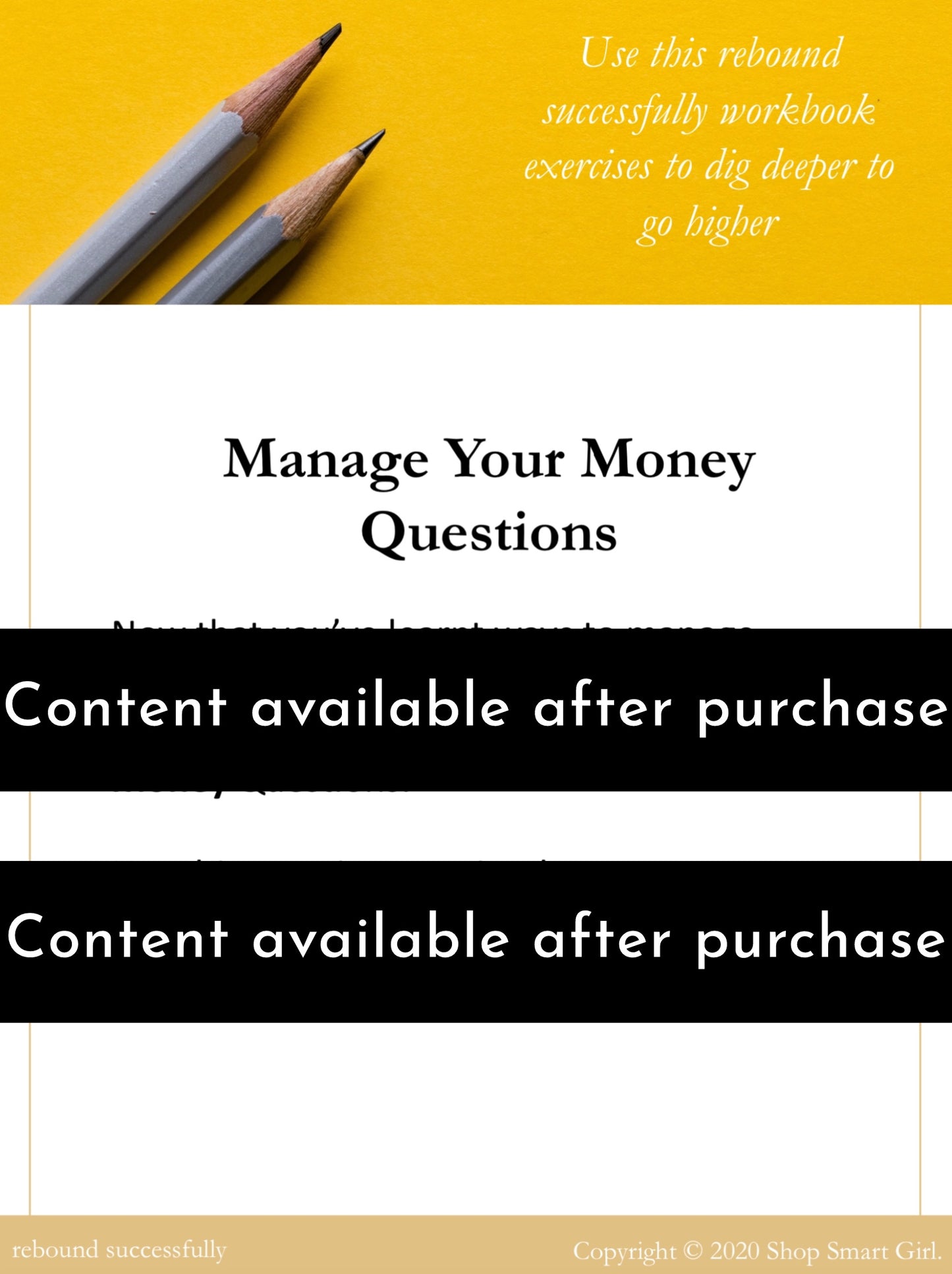 How to Manage Your Money When You’re Laid Off or Let Go - STEP UP Guidebook + Exercises